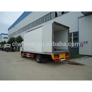 top quality mini 4*2 meat transport refrigerated truck body,5 ton refrigerator box